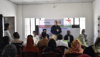 Mr. Anwar Hossain, Executive Director of HEED Bangladesh expressing